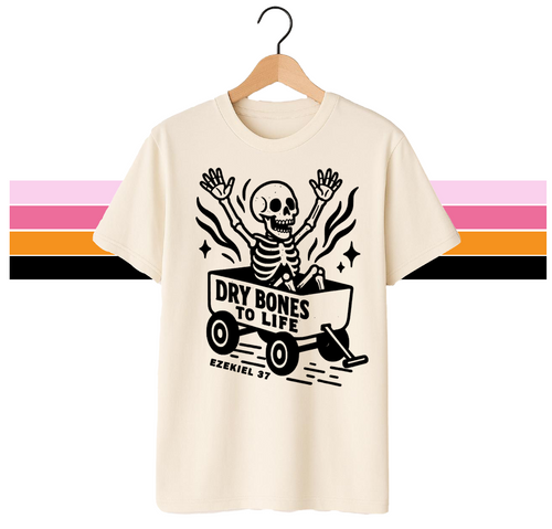 DRY BONES - UNISEX TEE (OFF WHITE)