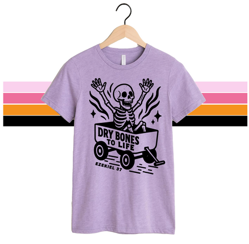 DRY BONES - UNISEX TEE (LAVENDAR)