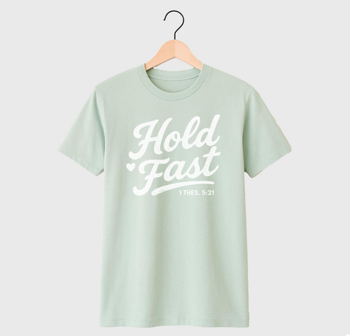 HOLD FAST - UNISEX TEE (DUSTY GREEN)