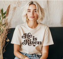 HE IS RISEN - UNISEX TEE (OATMEAL)