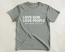 LOVE GOD LOVE PEOPLE - COMFORT COLORS - BAY