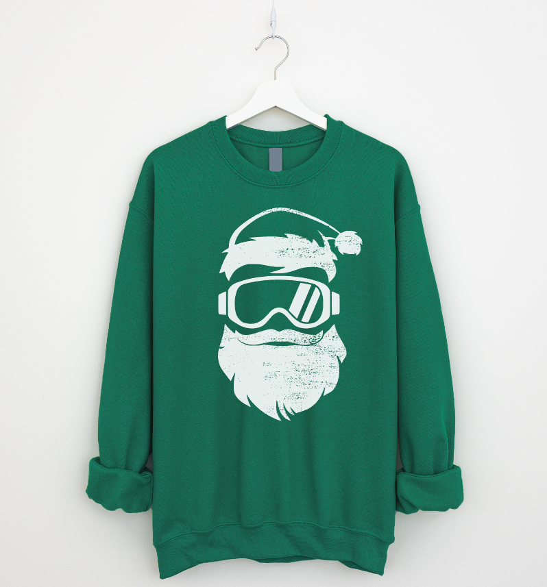 SANTA - DROPSHOULDER SWEATSHIRT - GREEN