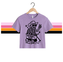 DRY BONES COWBOY - MODEST CROPPED / RAW HEM (LAVENDAR)