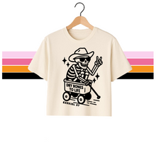 DRY BONES COWBOY - MODEST CROPPED / RAW HEM (OFF WHITE)