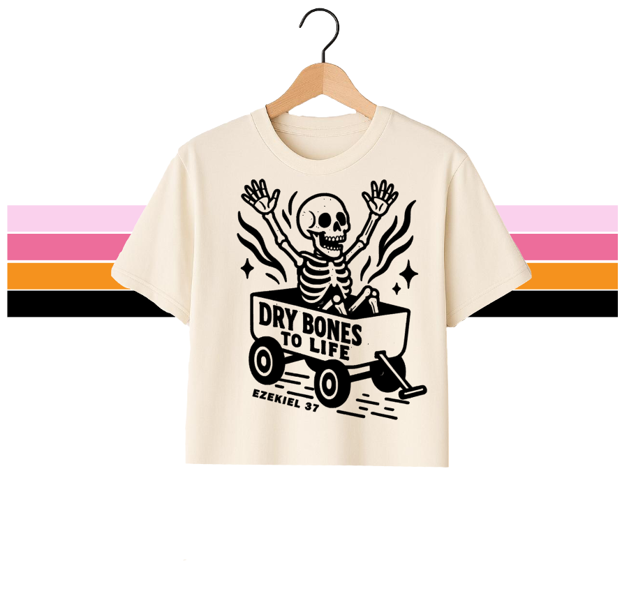 DRY BONES - MODEST CROPPED / RAW HEM (OFF WHITE)
