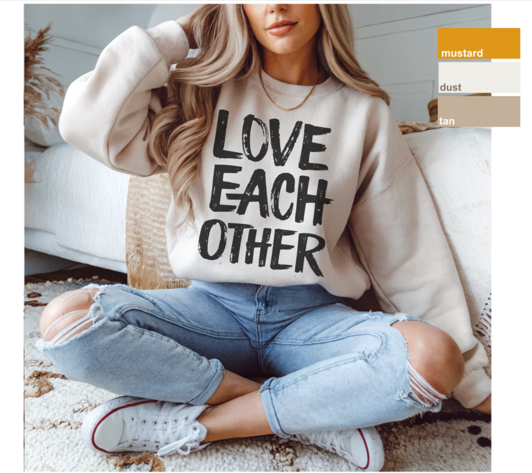 LOVE EACH OTHER - DROPSHOULDER  (BUILD YOUR OWN)