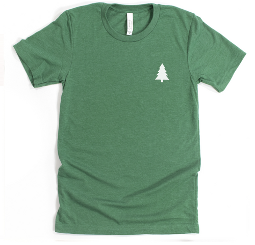 TREE - UNISEX TEE - VINTAGE GREEN