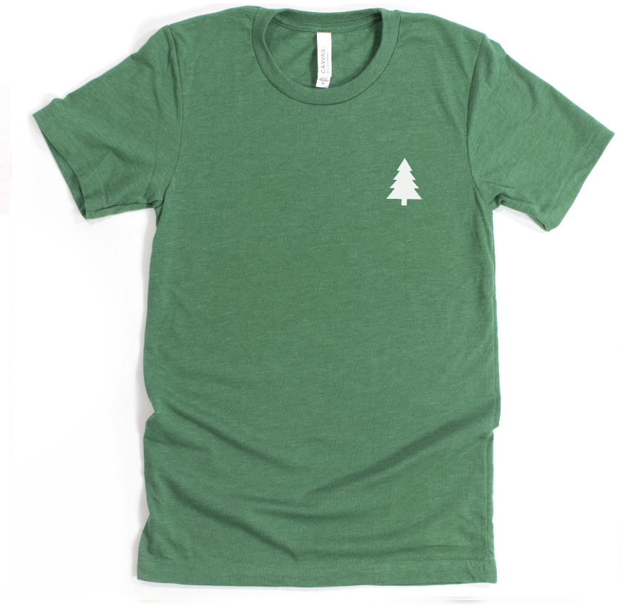 TREE - UNISEX TEE - VINTAGE GREEN