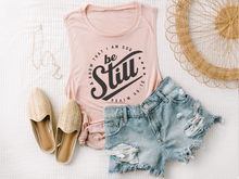 BE STILL - MUSCLE TANK (PEACH)