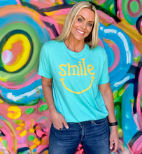 SMILE - UNISEX TEE (SEA GREEN)