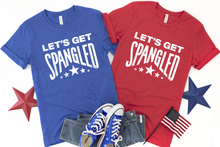 SPANGLED - UNISEX (ROYAL/RED) TEE