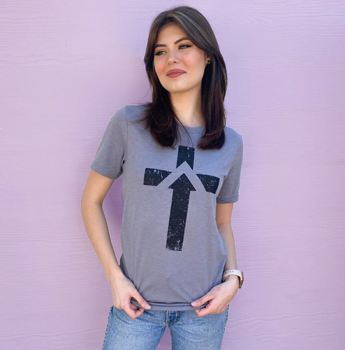 ONE WAY UNISEX TEE - STORM