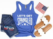 SPANGLED - ROYAL RACERBACK TANK