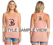 SPANGLED - RED RACERBACK TANK