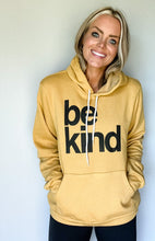 BE KIND - UNISEX HOODIE - (COLOR: MUSTARD)