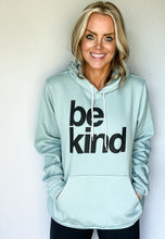 BE KIND - UNISEX HOODIE - DUSTY GREEN