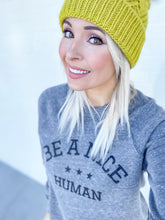 BANH - GREY FLEECE RAGLAN SWEATER