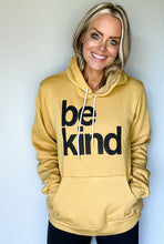 BE KIND - UNISEX HOODIE - (COLOR: MUSTARD)