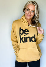 BE KIND - UNISEX HOODIE - (COLOR: MUSTARD)