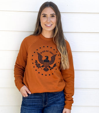 IN GOD - RAGLAN FLEECE SWEATSHIRT (AUTUMN)