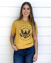 IN GOD - UNISEX MUSTARD TEE